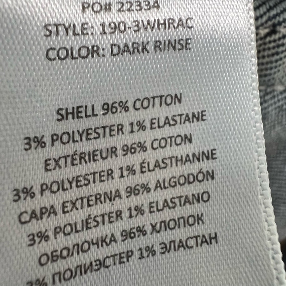 NWT Re/Done 90s High Rise Ankle Crop Jeans Womens Size 24 Dark Rinse Blue - Picture 10 of 13